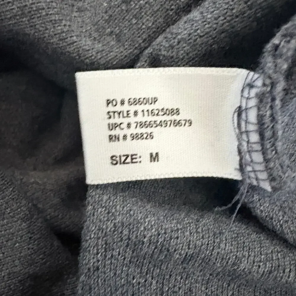 US Polo Assn Gray Polo ShirtMens Medium Red Logo Number 3 Patch Y2K preppy